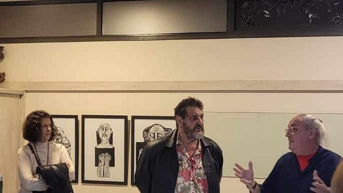 En este momento estás viendo Odasso y Paccot presentaron su muestra “El silencio y el perro”