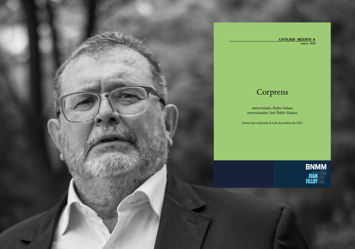 Lee más sobre el artículo Entrevista a Pedro Solans en la Biblioteca Nacional