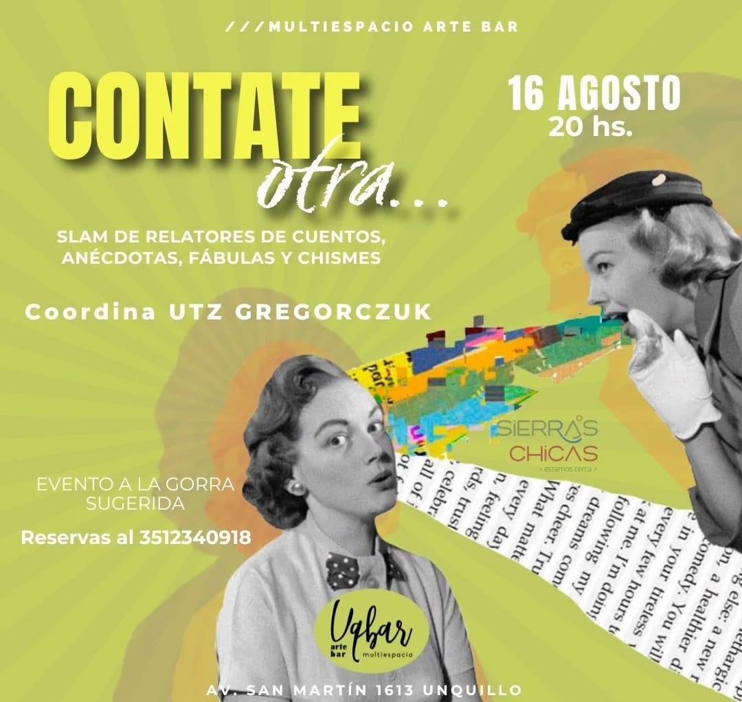 Lee más sobre el artículo Micrófono abierto y Slam de relatores en Unquillo