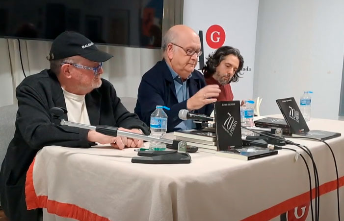 Lee más sobre el artículo Álvaro Salvador presentó su libro “70 poemas – Antología 1971-2020” en el Ateneo de Granada