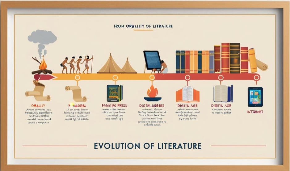 En este momento estás viendo La evolución de la literatura: De la oralidad a la era digital
