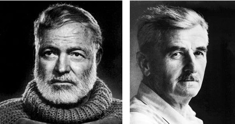En este momento estás viendo La rivalidad literaria entre Hemingway y Faulkner: dos grandes de la literatura en conflicto