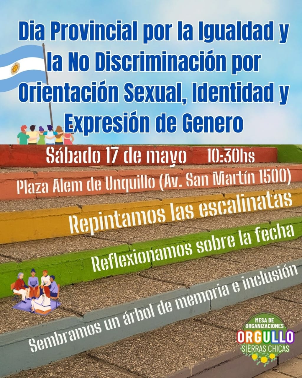 Lee más sobre el artículo Unquillo se pinta de diversidad: Encuentro, reflexión y memoria 🏳️‍🌈