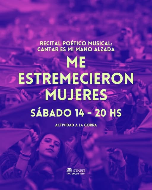 En este momento estás viendo Cantar es mi mano alzada presenta «Me estremecieron mujeres» un grito colectivo en voz de mujeres